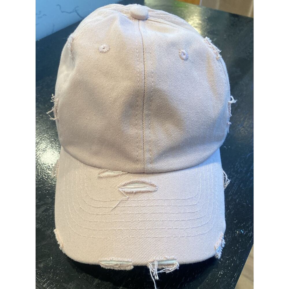 Gigi Pip Hat Cap Baseball Women’s Adjustable Leather Pink Summer Beach Sun